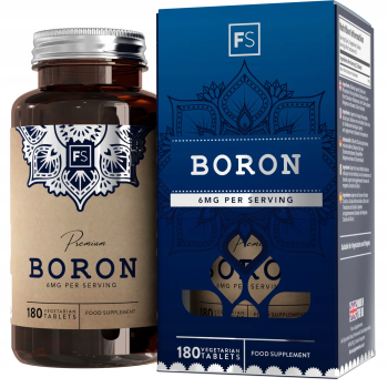 Focus Supplements Bor (Kwas Borowy - Boron) 180 Kapsułek po 3mg
