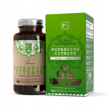 Focus Supplements Cytrynian Potasu 180 Kapsułek po 700mg