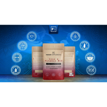 Focus Supplements Żelazo & Witamina B12 240 Tabletek