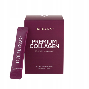 Natu Care Kolagen Rybi PREMIUM 5000 mg – Jeżyna | 30 saszetek do picia