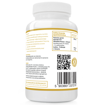Natural Herbs Różeniec Górski – Rhodiola rosea Ekstrakt 200 mg | 120 kapsułek